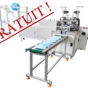 VERSION GRATUITE -Investissement ligne FFP2 + TYPE IIR + CONDITIONNEMENT AUTOMATIQUE CARTON - ORIGINE CHINE